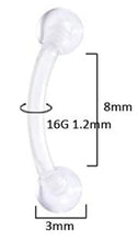 Load image into Gallery viewer, Curved Barbell/Bellybutton