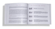 Load image into Gallery viewer, Open-faced BBL Encyclopedia to pages 68 and 69; "Faja Tips" and "My Personal Faja Journey"